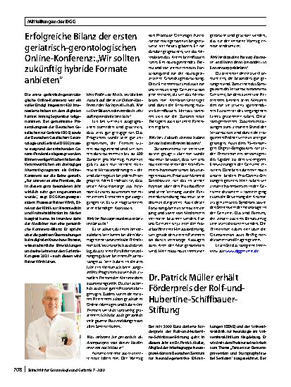 Vorschauseite 2: Mitteilungen der DGG