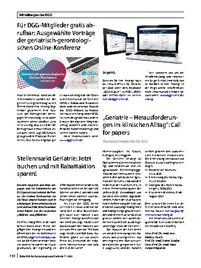 Vorschauseite 4: Mitteilungen der DGG
