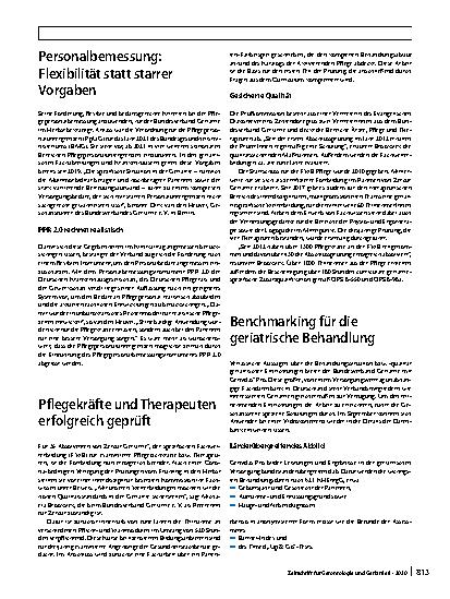Vorschauseite 3: Mitteilungen des BV Geriatrie