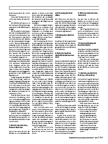 Vorschauseite 3: Mitteilungen der DGGG