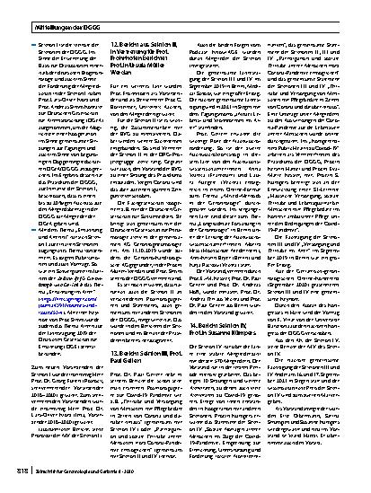 Vorschauseite 4: Mitteilungen der DGGG