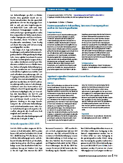 Vorschauseite 3: Stationsäquivalente Behandlung