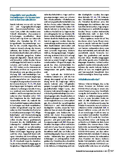 Vorschauseite 6: COVID-19 im Alter – Die geriatrische Perspektive