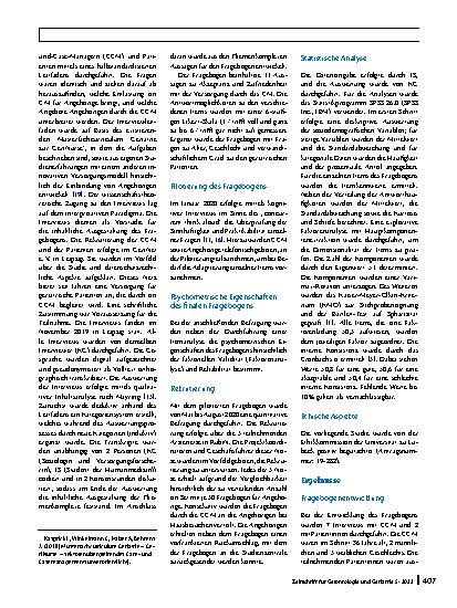 Vorschauseite 2: Ein Case-Management-Fragebogen für Angehörige geriatrischer Patienten