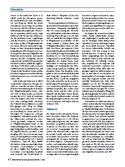 Vorschauseite 4: Einsamkeit im Pflegeheim – Erleben und Maßnahmen zur Verringerung