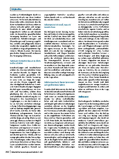 Vorschauseite 4: „Das muss man so nehmen. “ Eine Studie zum subjektiven Erleben der Coronapandemie älterer hilfeund pflegebedürftiger Menschen in der Häuslichkeit