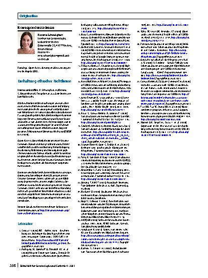 Vorschauseite 6: Erfahrungen und Sichtweisen von Pflegeheimbewohnenden mit depressiver Symptomatik während der COVID-19-Pandemie: eine qualitative Studie