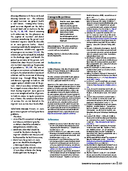 Vorschauseite 6: Denture-related problems of patients in acute geriatric care