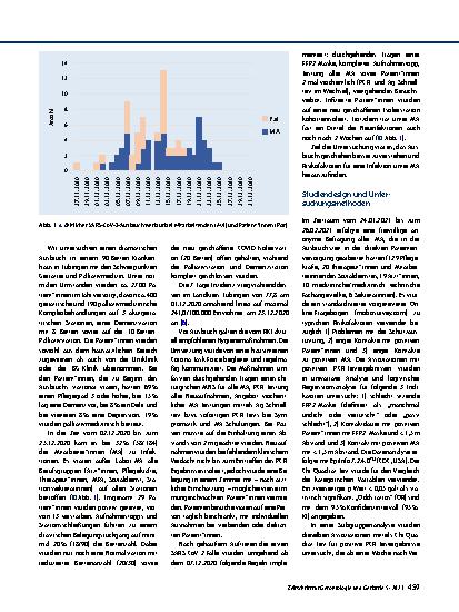 Vorschauseite 2: COVID-19-Ausbruch-Untersuchung in einer geriatrisch-palliativmedizinischen Klinik