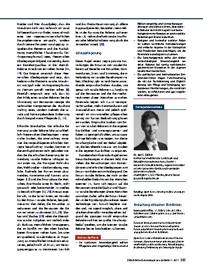 Vorschauseite 6: Potenziale und Herausforderungen von sozialen Robotern für Beziehungen älterer Menschen: eine Bestandsaufnahme mittels „rapid review“