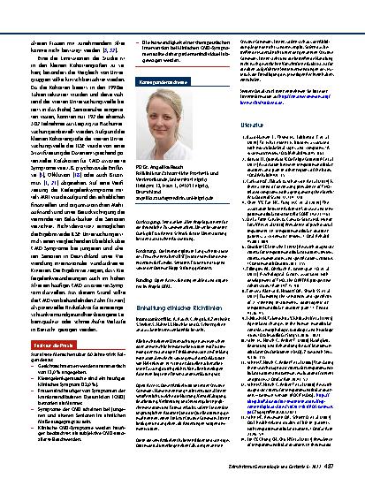 Vorschauseite 6: Prävalenz kraniomandibulärer Dysfunktionen bei Senioren – symptombezogene Analysen bei jüngeren und älteren Senioren