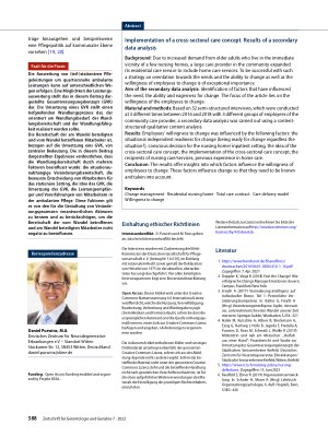 Vorschauseite 6: Implementierung eines sektorenübergreifenden Gesamtversorgungskonzeptes