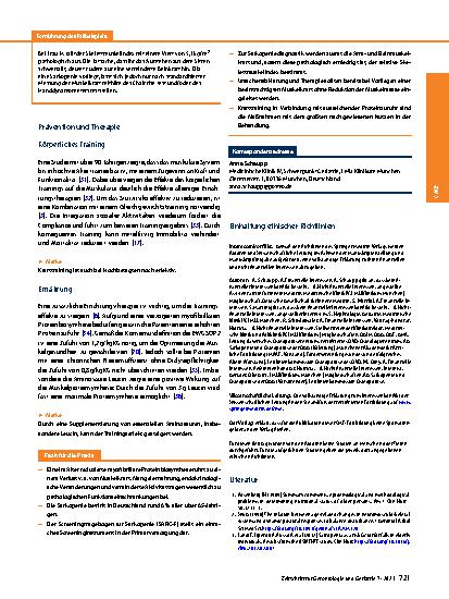 Vorschauseite 5: Diagnostisches und therapeutisches Vorgehen bei Sarkopenie