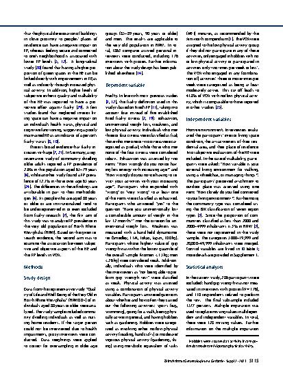 Vorschauseite 2: Home environment and frailty in very old adults