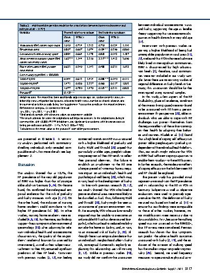 Vorschauseite 4: Home environment and frailty in very old adults