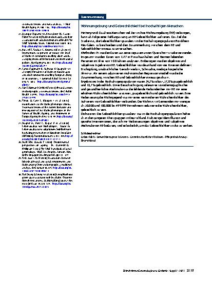 Vorschauseite 6: Home environment and frailty in very old adults