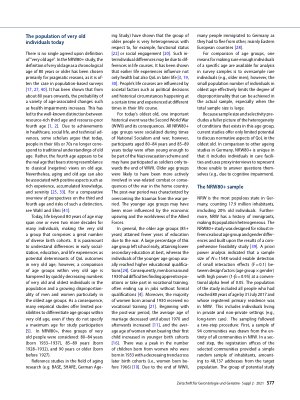 Vorschauseite 2: The NRW80+ study: conceptual background and study groups