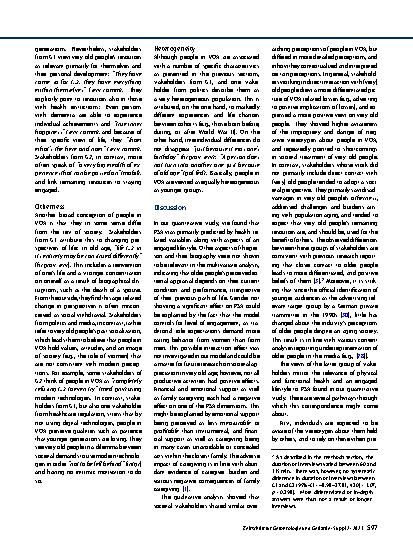 Vorschauseite 5: Stereotypes about very old people and perceived societal appreciation in very old age