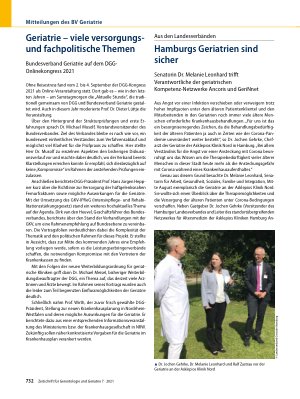 Vorschauseite 4: Mitteilungen des BV Geriatrie