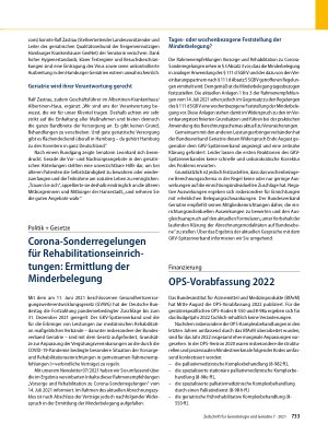 Vorschauseite 5: Mitteilungen des BV Geriatrie
