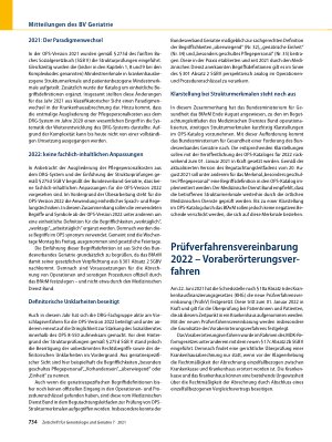 Vorschauseite 6: Mitteilungen des BV Geriatrie