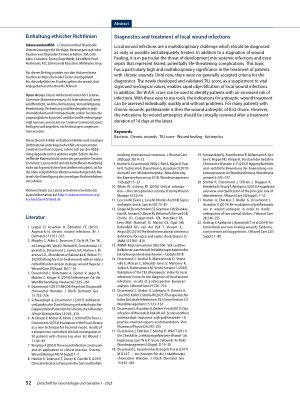 Vorschauseite 5: Diagnostik und Therapie lokaler Wundinfektionen