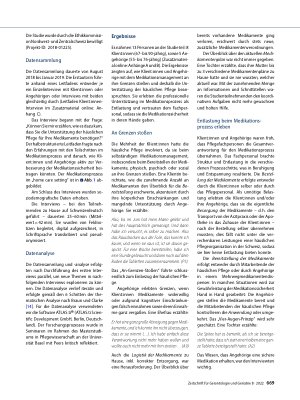 Vorschauseite 3: Medikationsmanagement in der häuslichen Pflege – der Medikationsprozess aus der Perspektive von Klient: innen und ihren Angehörigen