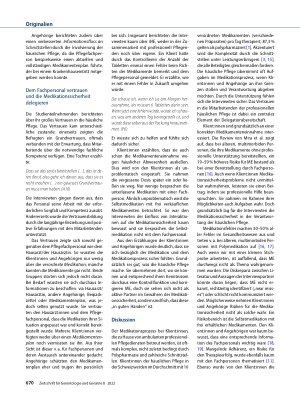 Vorschauseite 4: Medikationsmanagement in der häuslichen Pflege – der Medikationsprozess aus der Perspektive von Klient: innen und ihren Angehörigen