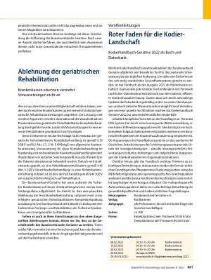 Vorschauseite 5: Mitteilungen des BV Geriatrie