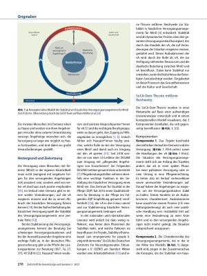 Vorschauseite 2: Adressieren Handlungsempfehlungen der Versorgungspraxis die Stabilität von häuslichen Versorgungsarrangements von Menschen mit Demenz? – Eine Dokumentenanalyse