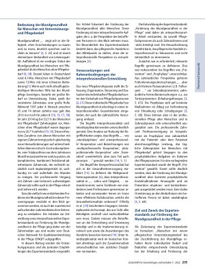 Vorschauseite 2: Förderung der Mundgesundheit in der Pflege – ein interprofessioneller Expertenstandard
