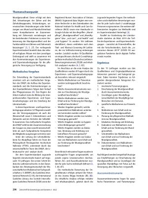 Vorschauseite 3: Förderung der Mundgesundheit in der Pflege – ein interprofessioneller Expertenstandard