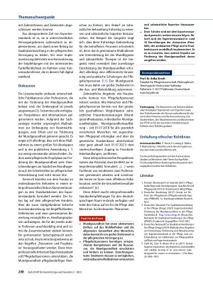 Vorschauseite 5: Förderung der Mundgesundheit in der Pflege – ein interprofessioneller Expertenstandard