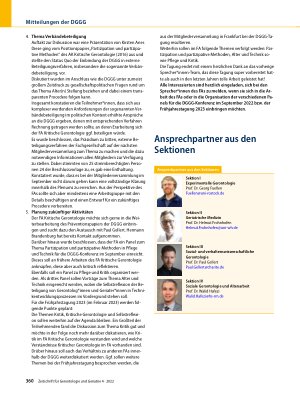 Vorschauseite 5: Mitteilungen der DGGG