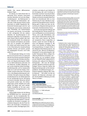 Vorschauseite 2: Demenz und Migration