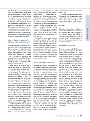 Vorschauseite 2: Using wearables to promote physical activity in old age
