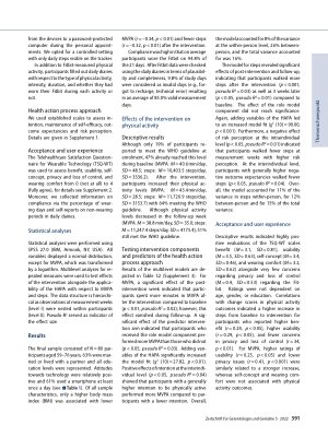 Vorschauseite 4: Using wearables to promote physical activity in old age
