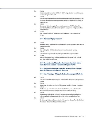 Vorschauseite 3: Abstracts des Gerontologie und Geriatrie Kongresses 2022 „Altern im Spannungsfeld von Resilienz und Vulnerabilität“
