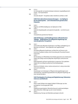 Vorschauseite 5: Abstracts des Gerontologie und Geriatrie Kongresses 2022 „Altern im Spannungsfeld von Resilienz und Vulnerabilität“