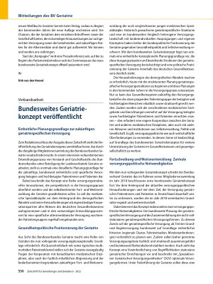 Vorschauseite 2: Mitteilungen des BV Geriatrie