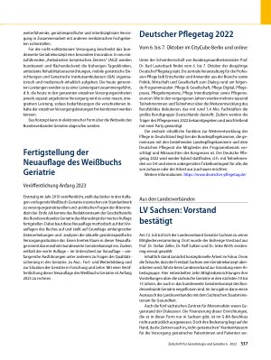 Vorschauseite 3: Mitteilungen des BV Geriatrie