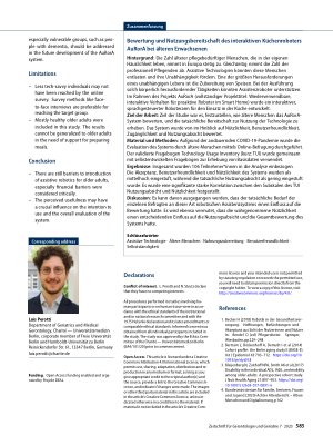 Vorschauseite 6: Evaluation and intention to use the interactive robotic kitchen system AuRorA in older adults
