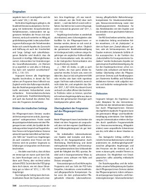 Vorschauseite 4: Aufsuchendes dyadisches Unterstützungsprogramm für Personen mit Demenz und Angehörige durch Pflegeexpert:innen Demenz: qualitative Ergebnisse einer Pilotstudie im ländlichen Raum