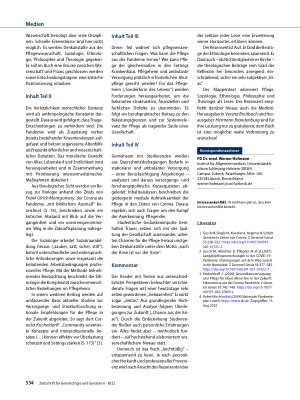 Vorschauseite 2: Fragen zur Pandemie – vorausgedacht und weitergebracht
