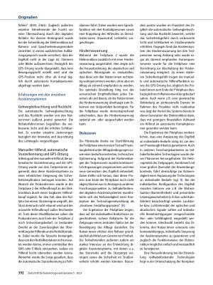 Vorschauseite 5: Erste Ergebnisse der Evaluation eines digitalen Rollators