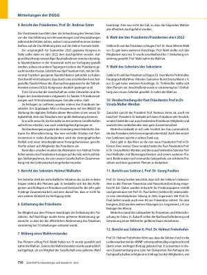 Vorschauseite 2: Mitteilungen der DGGG