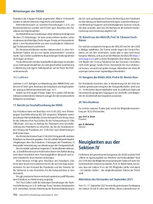 Vorschauseite 4: Mitteilungen der DGGG
