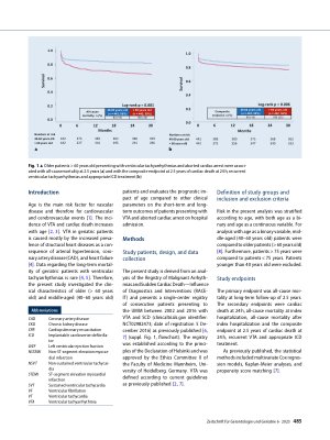 Vorschauseite 2: Impact of age on the prognosis of patients with ventricular tachyarrhythmias and aborted cardiac arrest