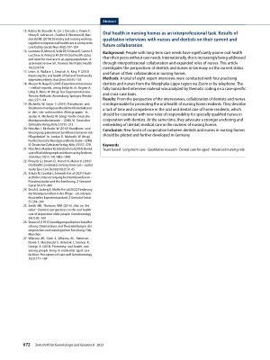 Vorschauseite 6: Mundgesundheit im Pflegeheim als interprofessionelle Aufgabe