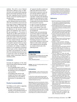 Vorschauseite 6: Multidimensional vulnerability among older adults in Germany
